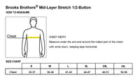 Load image into Gallery viewer, The Citadel, Barracks, Brooks Brothers® Mid-Layer Stretch 1/2-Button
