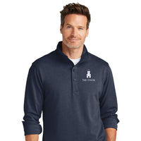 Load image into Gallery viewer, The Citadel, Barracks, Brooks Brothers® Mid-Layer Stretch 1/2-Button
