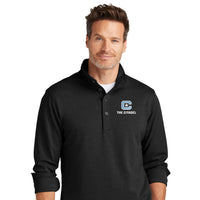Load image into Gallery viewer, The Citadel, C Star, Brooks Brothers® Mid-Layer Stretch 1/2-Button - Black
