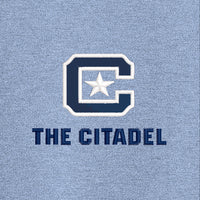 Load image into Gallery viewer, The Citadel, C Star, Brooks Brothers® Mid-Layer Stretch 1/2-Button - Light Blue
