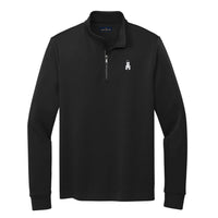 Load image into Gallery viewer, The Citadel, Barracks, Brooks Brothers® Double-Knit 1/4-Zip Sweater- Black
