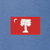 Load image into Gallery viewer, The Citadel, Big Red Flag, Brooks Brothers® Double-Knit 1/4-Zip- CharterBlue
