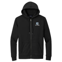 Load image into Gallery viewer, The Citadel, C Star, Brooks Brothers® Double-Knit Full-Zip Hoodie- Black
