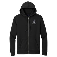 Load image into Gallery viewer, The Citadel, The Citadel Spike, Brooks Brothers® Double-Knit Full-Zip Hoodie- Black
