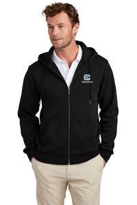 Load image into Gallery viewer, The Citadel, Club Sports - Triathlon, Brooks Brothers® Double-Knit Full-Zip Hoodie - Black
