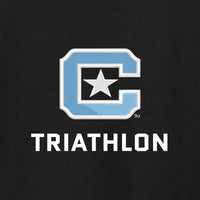 Load image into Gallery viewer, The Citadel, Club Sports - Triathlon, Brooks Brothers® Double-Knit Full-Zip Hoodie - Black
