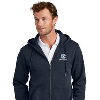 Load image into Gallery viewer, The Citadel, Club Sports - Triathlon, Brooks Brothers® Double-Knit Full-Zip Hoodie - Navy
