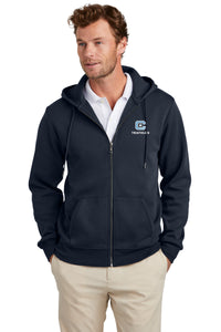 Load image into Gallery viewer, The Citadel, Club Sports - Triathlon, Brooks Brothers® Double-Knit Full-Zip Hoodie - Navy
