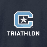 Load image into Gallery viewer, The Citadel, Club Sports - Triathlon, Brooks Brothers® Double-Knit Full-Zip Hoodie - Navy
