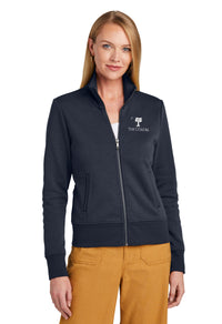 Load image into Gallery viewer, The Citadel, BR Logo, Brooks Brothers® Women’s Double-Knit Full-Zip- Navy
