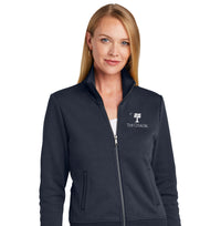 Load image into Gallery viewer, The Citadel, BR Logo, Brooks Brothers® Women’s Double-Knit Full-Zip- Navy
