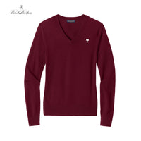 Load image into Gallery viewer, The Citadel, Big Red, Brooks Brothers ® Women’s Washable Merino V-Neck Sweater
