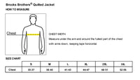 Load image into Gallery viewer, The Citadel, Barracks Logo, Brooks Brothers® Quilted Jacket- Size chart
