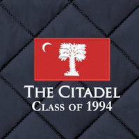 Load image into Gallery viewer, The Citadel, Big Red Flag Logo, Class of 1994,  Brooks Brothers® Quilted Jacket
