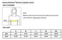 Load image into Gallery viewer, The Citadel, Spike Logo, Brooks Brothers® Women’s Quilted Jacket- Size Chart
