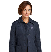 Load image into Gallery viewer, The Citadel, Spike Logo, Brooks Brothers® Women’s Quilted Jacket
