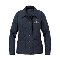Load image into Gallery viewer, The Citadel, Spike, Brooks Brothers® Women’s Quilted Jacket- Navy
