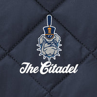 Load image into Gallery viewer, The Citadel, Spike, Brooks Brothers® Women’s Quilted Jacket- Navy
