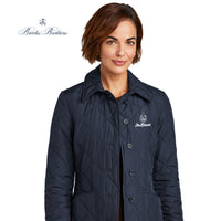 Load image into Gallery viewer, The Citadel, Spike, Brooks Brothers® Women’s Quilted Jacket- Navy
