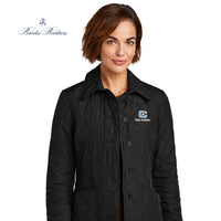 Load image into Gallery viewer, The Citadel, C Star, Brooks Brothers® Women’s Quilted Jacket - Black
