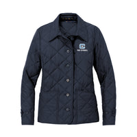 Load image into Gallery viewer, The Citadel, C Star, Brooks Brothers® Women’s Quilted Jacket - Navy
