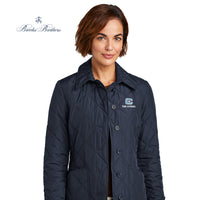 Load image into Gallery viewer, The Citadel, C Star, Brooks Brothers® Women’s Quilted Jacket - Navy
