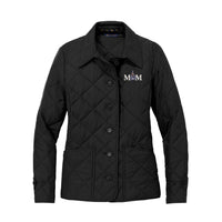 Load image into Gallery viewer, The Citadel, Spike-Mom, Brooks Brothers® Women’s Quilted Jacket - black
