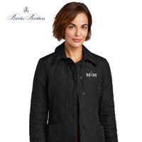 Load image into Gallery viewer, The Citadel, Spike-Mom, Brooks Brothers® Women’s Quilted Jacket - black

