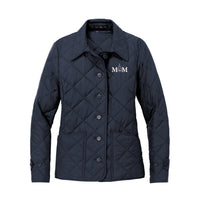 Load image into Gallery viewer, The Citadel, Spike-Mom, Brooks Brothers® Women’s Quilted Jacket - Navy
