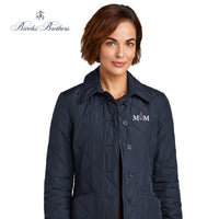 Load image into Gallery viewer, The Citadel, Spike-Mom, Brooks Brothers® Women’s Quilted Jacket - Navy
