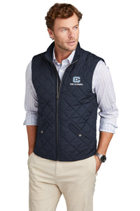 Load image into Gallery viewer, The Citadel, C Star, Brooks Brothers® Quilted Vest- Navy

