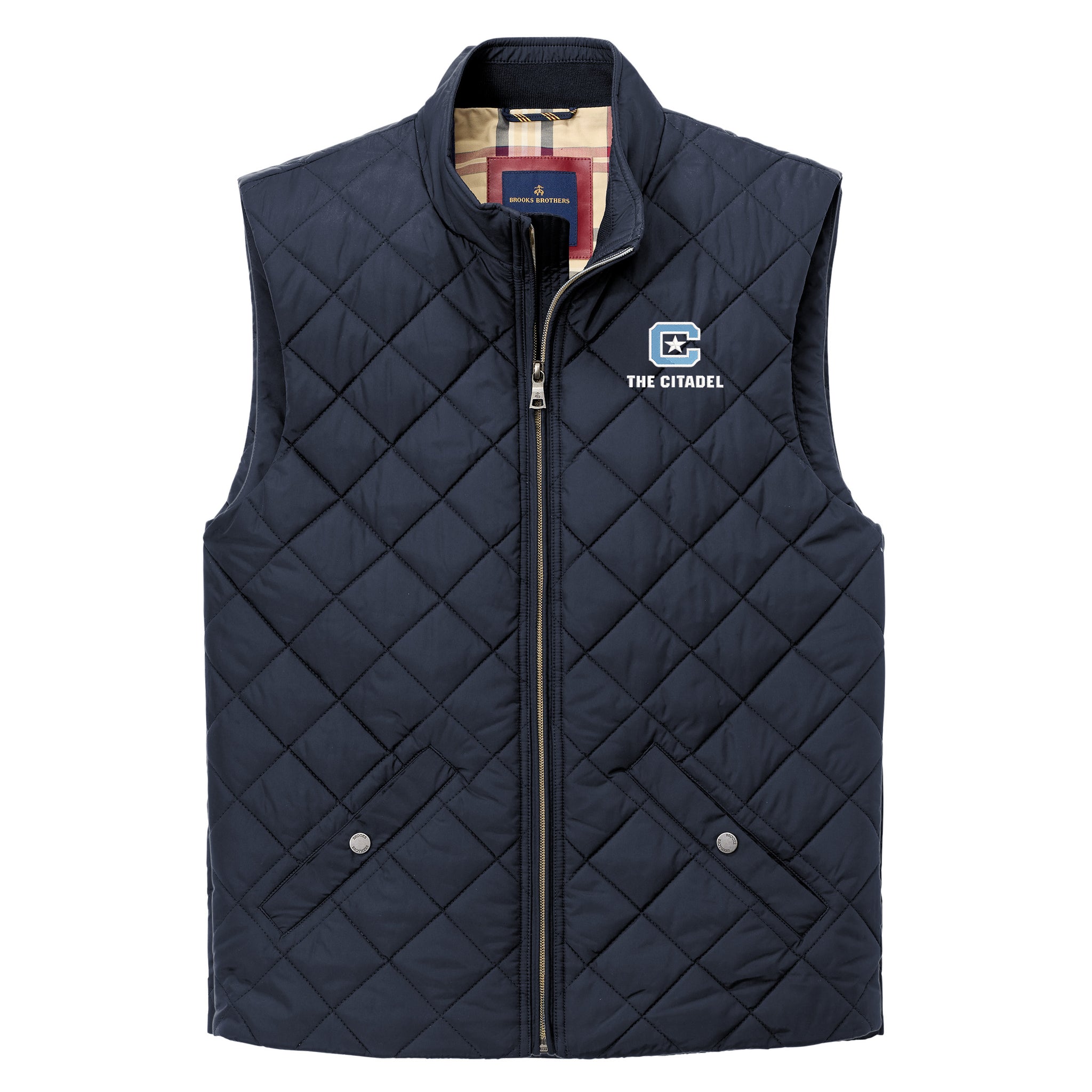 The Citadel, C Star, Brooks Brothers® Quilted Vest | Big Red