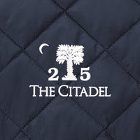 Load image into Gallery viewer, The Citadel, Alumni Big Red, Palmtree, Brooks Brothers® Quilted Vest - Navy
