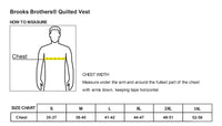 Load image into Gallery viewer, The Citadel, Alumni Big Red, Palmtree, Brooks Brothers® Quilted Vest - Size Chart
