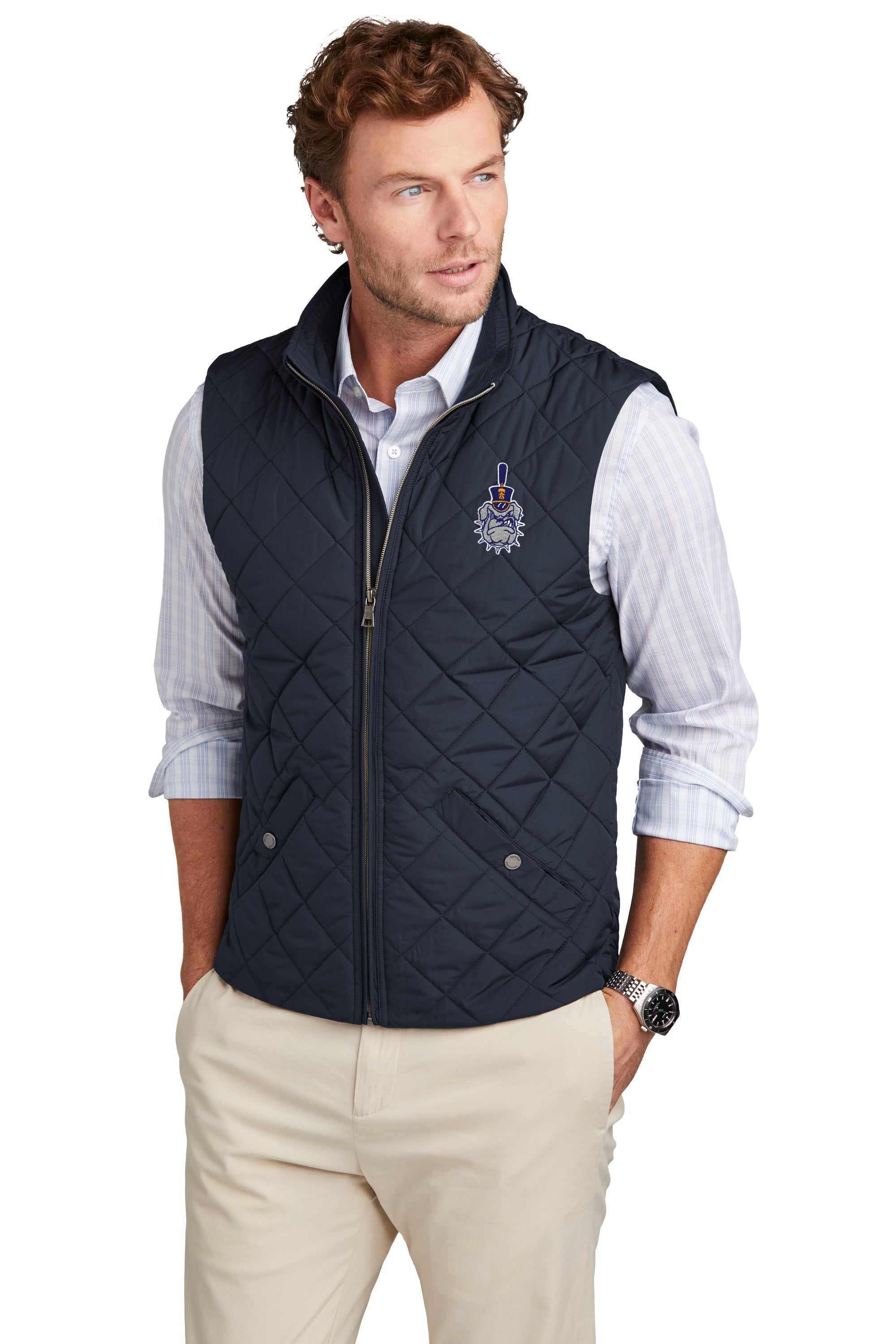 The Citadel, Spike, Brooks Brothers® Quilted Vest | Big Red