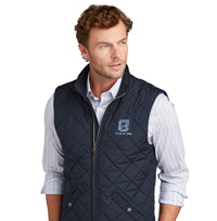 Load image into Gallery viewer, The Citadel, Vintage Jumping Bulldog, Class Of 1989, Brooks Brothers® Quilted Vest
