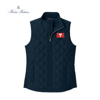 Load image into Gallery viewer, The Citadel, Big Red Flag, Brooks Brothers® Women’s Quilted Vest - Navy
