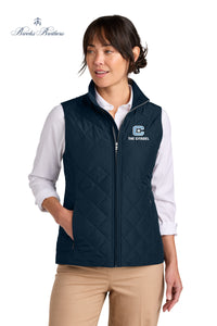 Load image into Gallery viewer, The Citadel, C Star, Brooks Brothers® Women’s Quilted Vest - Navy
