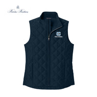 Load image into Gallery viewer, The Citadel, C Star, Brooks Brothers® Women’s Quilted Vest - Navy
