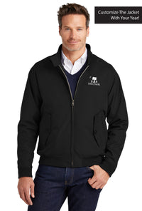 Load image into Gallery viewer, The Citadel, Alumni Big Red, Palmtree, Brooks Brothers® Bomber Jacket - Black
