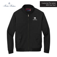 Load image into Gallery viewer, The Citadel, Alumni Big Red, Palmtree, Brooks Brothers® Bomber Jacket - Black

