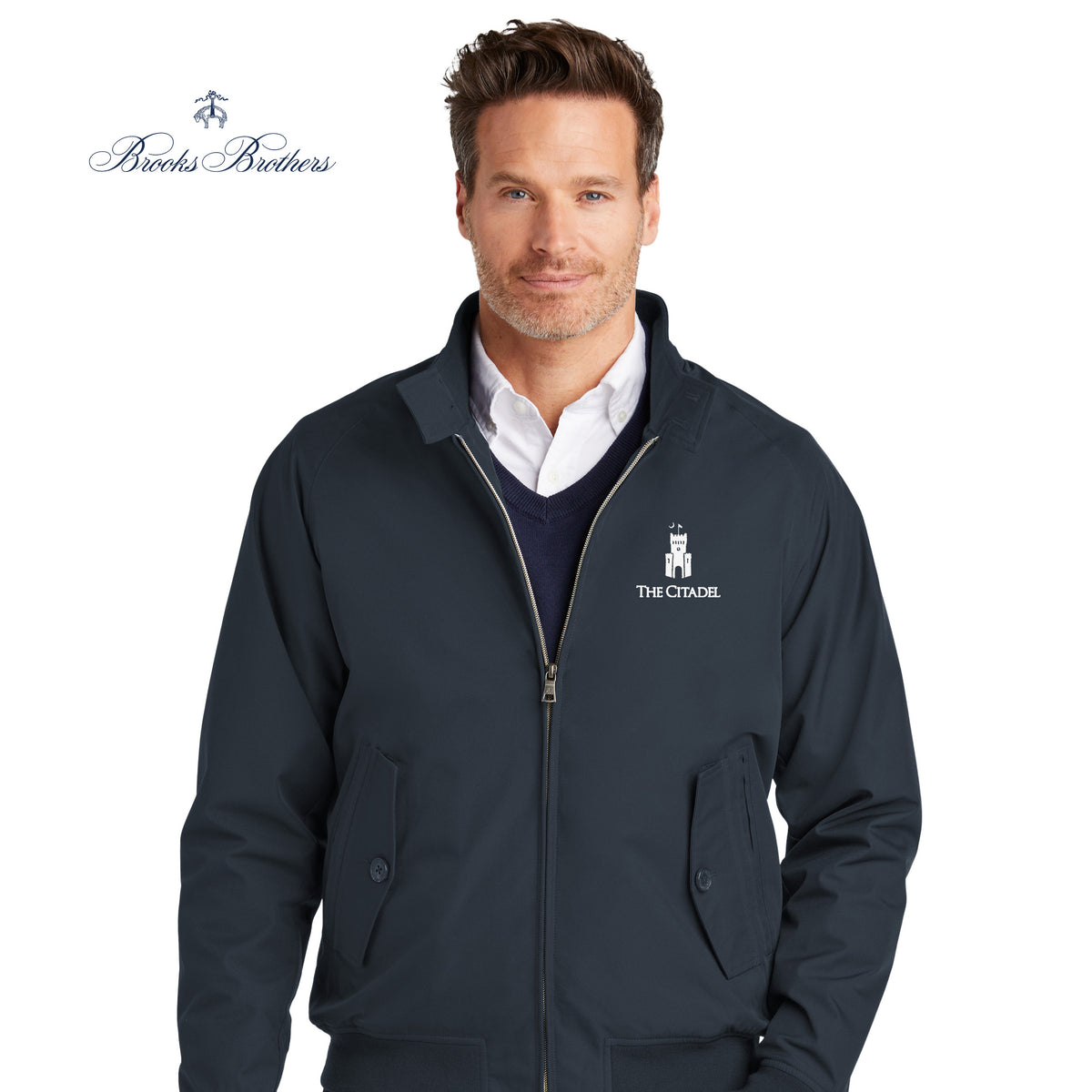 The Citadel, Barracks, Brooks Brothers® Bomber Jacket - Navy