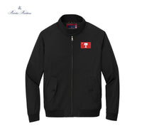 Load image into Gallery viewer, The Citadel, Big Red Flag, Brooks Brothers® Bomber Jacket- Black
