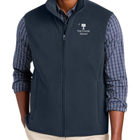 Load image into Gallery viewer, The Citadel, Big Red Alumni, Brooks Brothers® Fleece Vest -  Navy
