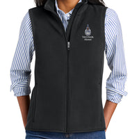 Load image into Gallery viewer, The Citadel, Spike Alumni, Brooks Brothers® Women’s Fleece Vest - Black
