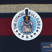 Load image into Gallery viewer, The Citadel, Spike and Stars logo, Brooks Brothers® Heritage Blanket
