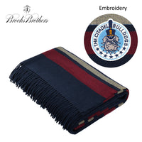 Load image into Gallery viewer, The Citadel, Spike and Stars logo, Brooks Brothers® Heritage Blanket
