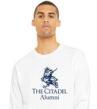 Load image into Gallery viewer, The Citadel Marching Bulldog Alumni Unisex Drop Shoulder Sweatshirt
