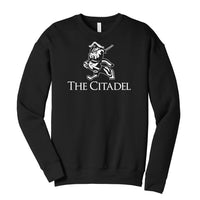 Load image into Gallery viewer, The Citadel Marching Bulldog Unisex Sponge Fleece Drop Shoulder Sweatshirt
