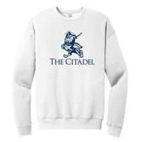 Load image into Gallery viewer, The Citadel Marching Bulldog Unisex Sponge Fleece Drop Shoulder Sweatshirt
